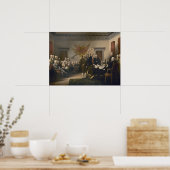 Ondertekening van de onafhankelijkheidsverklaring poster (Keuken)