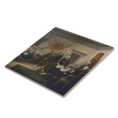 Ondertekening van de onafhankelijkheidsverklaring, tegeltje (Zijkant)