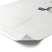 Ondertekening van George Bernard Shaw Poster (Hoek)