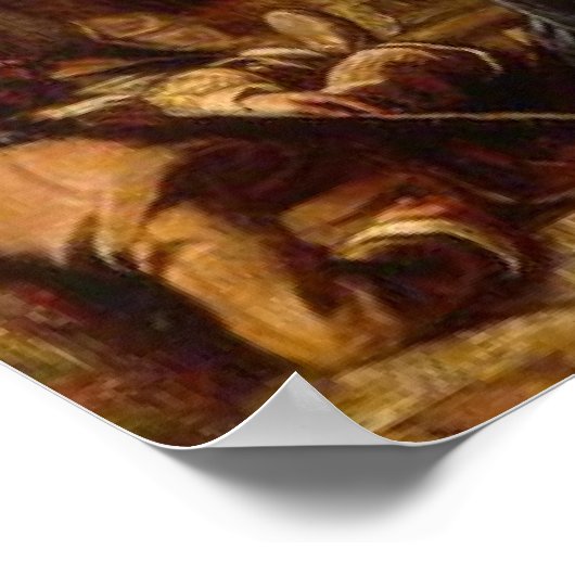 Ondertekening van het nationaal verdrag poster (Hoek)