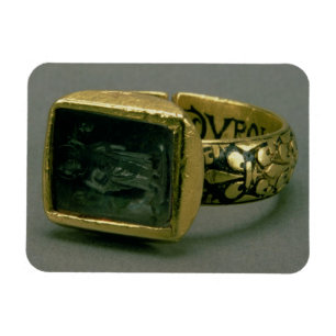 Ondertekening van koning Louis IX van Frankrijk (S Magneet