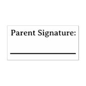 ONDERTEKENING VAN OUDERS 	RUBBERSTEMPEL (Afrduk)