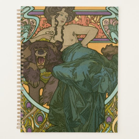 Ondertitel door Alphonse Mucha (1902) Planner (Voorkant)