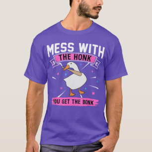 Ondertitelde Gans Game Grappig Familie Gamen Gesch T-shirt