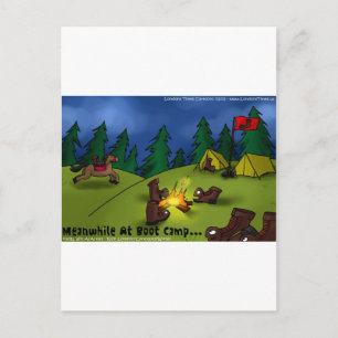 Ondertussen @ Boot Camp Funny Tees Cards Gifts Etc Briefkaart