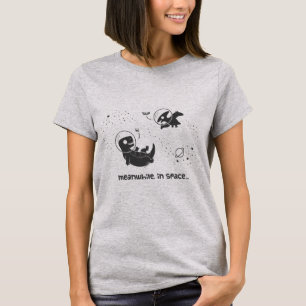 Ondertussen in de ruimte - grijs t-shirt