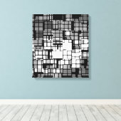 Onderverdeeld Canvas Afdruk (Insitu (Houten vloer))