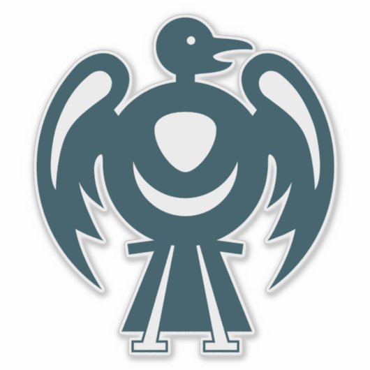 ondervogel sticker (Voorkant)