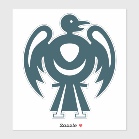 ondervogel sticker (Vel)