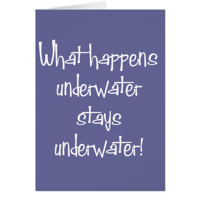 Onderwater (Voorkant)