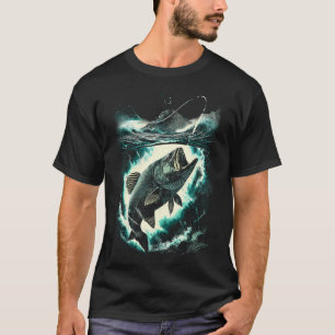 Onderwater Clash Visontwerp T-shirt