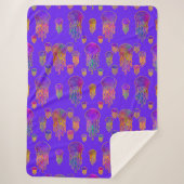 Onderwater dansende regenbogen diep sherpa deken (Voorkant)
