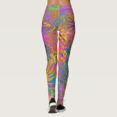 "Onderwater" kleurige leggings (Achterkant)