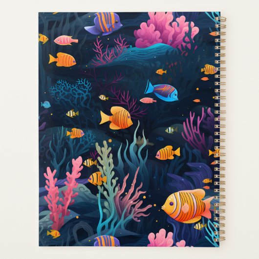 Onderwater Koraalrif Planner (Achterkant)