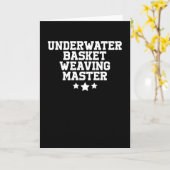 onderwater mand weven meester kaart (Gele Bloem)
