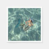 Onderwater Mermaid Servetten (Voorkant)