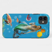 Onderwater Mermaid Treasure Hunt Fantasy Blue Case-Mate iPhone Case (Achterkant (horizontaal))