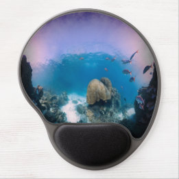 Onderwater Ocean scène Gel Mousepad