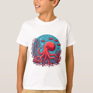 onderwater octopus T-shirt