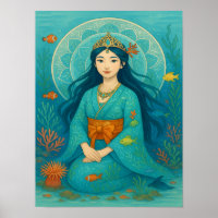 Onderwater prinses in Kimono