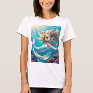 Onderwater Purrmaid T-shirt