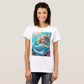 Onderwater Purrmaid T-shirt (Voorkant volledig)