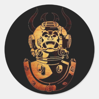 Onderwater Samurai Stickers