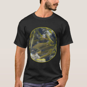 Onderwater - School gele vissen in Bonaire door W T-shirt