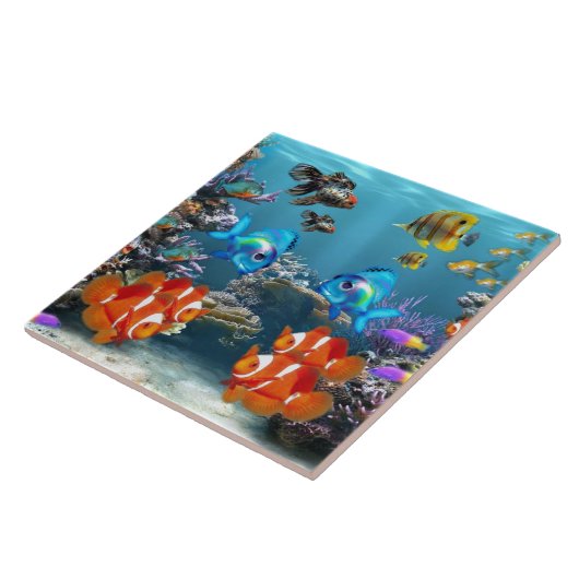 Onderwater Tegeltje (Zijkant)