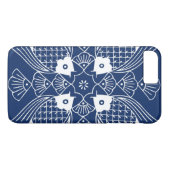 Onderwater Visontwerp met blauwe achtergrond Case-Mate iPhone Case (Achterkant (Horizontaal))