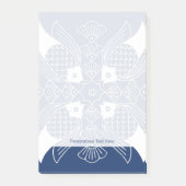 Onderwater Visontwerp met blauwe achtergrond Post-it® Notes (Voorkant)