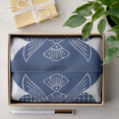 Onderwater Visontwerp met blauwe achtergrond Tissuepapier (Geschenk)