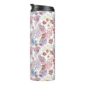 Onderwater Waterverf Compositie Reeks ontwerp 3 Thermosbeker (Geroteerd rechts)