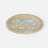 Onderwater Whimsy Baby shower Papieren Bordje (Gekanteld)