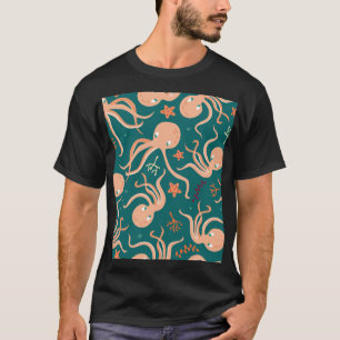Onderwater wonderen: Octopus zeesterren dansen T-shirt