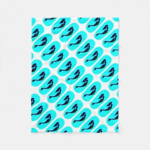 onderwater zeemeerminnen stijgen fleece deken