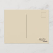 Onderwater Zeemeervis Briefkaart (Achterkant)