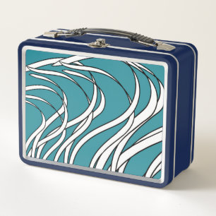 Onderwater zeewier in blauw