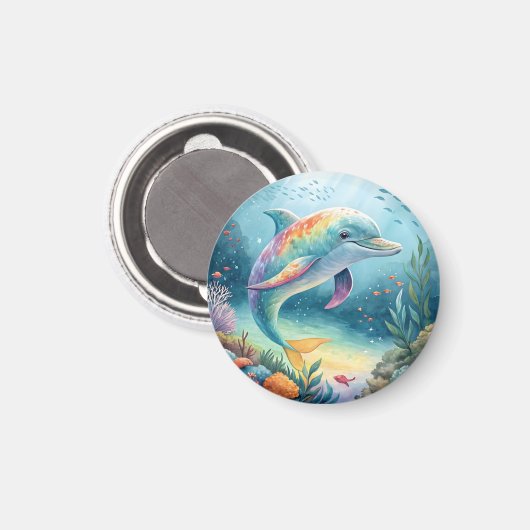 onderwaterdolfijn magneet (Voorkant / Achterkant)