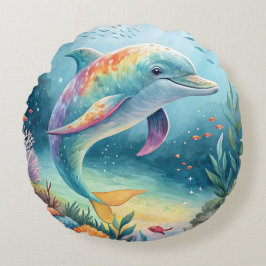 onderwaterdolfijn rond kussen