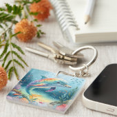 onderwaterdolfijn sleutelhanger (Voorkant Rechts)