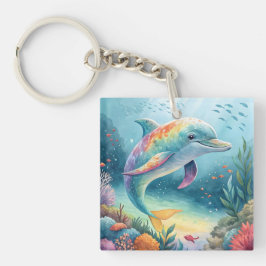 onderwaterdolfijn sleutelhanger