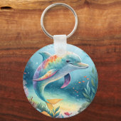 onderwaterdolfijn sleutelhanger (Achterkant)