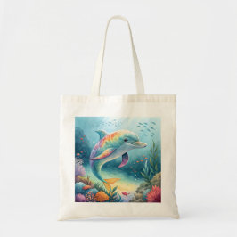 onderwaterdolfijn tote bag