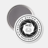 Onderwaterfotograaf van de Amerikaanse marine, MC  Magneet (Voorkant / Achterkant)