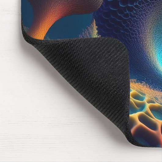 onderwaterfractaal landschap muismat (Hoek)