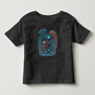 Onderwaterlandschap kleurrijke vissen en koraalrif kinder shirts