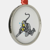 Onderwaterlasser Metalen Ornament (Rechts)