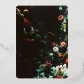 onderwaterriffen Folie Folie Uitnodiging (Achterkant)