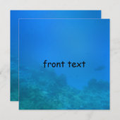 Onderwaterscène Kaart (Voorkant / Achterkant)